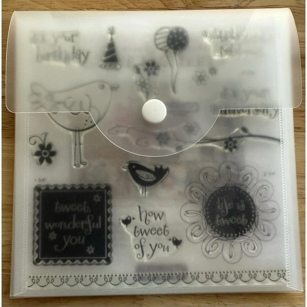 Close‎ To My Heart CTMH My Acrylix stamp set S1206 Life Is Tweet June 2011 SOTM
